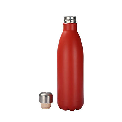 Herbruikbare en lekvrije 1000 ml roestvrijstalen sportwaterfles voor actieve gezinnen