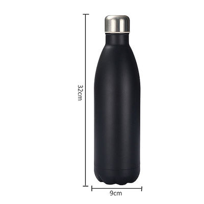Herbruikbare en lekvrije 1000 ml roestvrijstalen sportwaterfles voor actieve gezinnen