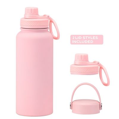 Vacuüm Flask Set Poeder bedekte geïsoleerde waterfles voor kamperen Gepersonaliseerd logo