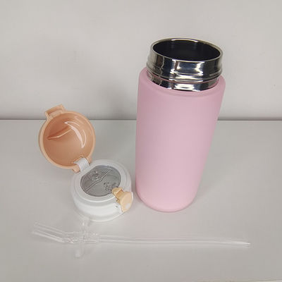 480 ml Kinderen Roestvrij staal Geïsoleerde Sublimatie Sippy Waterfles met Filp Deksel