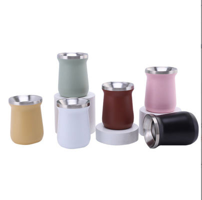304 roestvrij staal dubbele wand koffiebeker met aangepast logo geïsoleerde Yerba Mate Cup