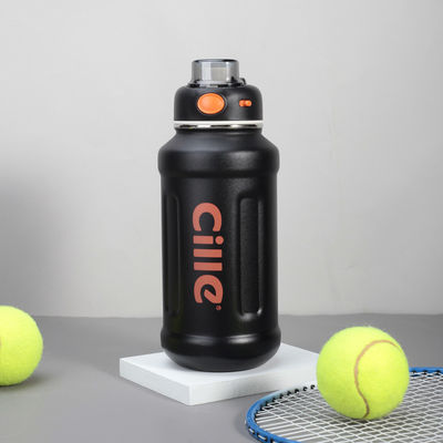 Gepersonaliseerde kleuren Acceptabel roestvrij staal poeder bedekt fancy thermisch water fles