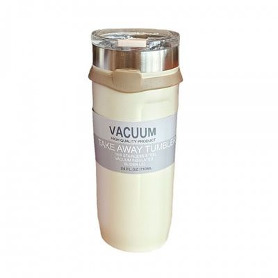 Alle-in-één 710ML Double Wall Customized Logo Coffee Tumbler Perfect voor uw bedrijf