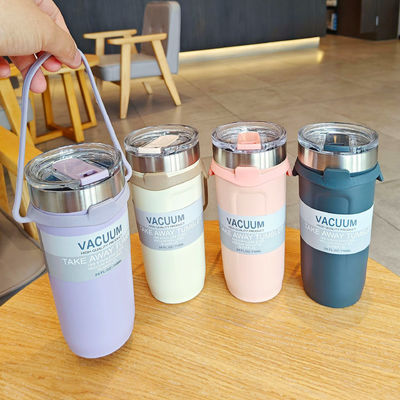 Alle-in-één 710ML Double Wall Customized Logo Coffee Tumbler Perfect voor uw bedrijf