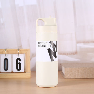 304 roestvrij staal binnen vacuüm fles water tumbler met cartoon ontwerp en handvat