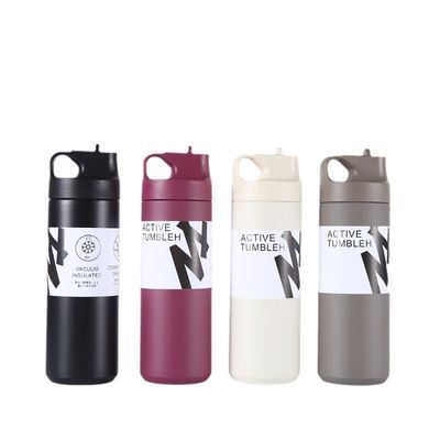 304 roestvrij staal binnen vacuüm fles water tumbler met cartoon ontwerp en handvat