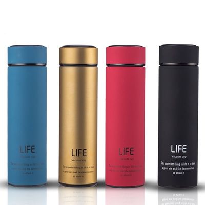 Vacuümflessen 500 ml roestvrijstalen thee thermos geïsoleerde drinkfles met filter