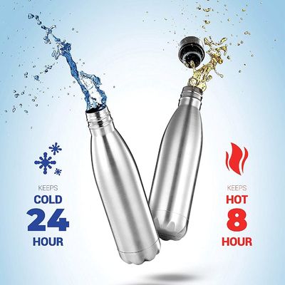 500 ml capaciteit Dubbelwand vacuümfles van roestvrij staal voor het warm of koud houden van dranken