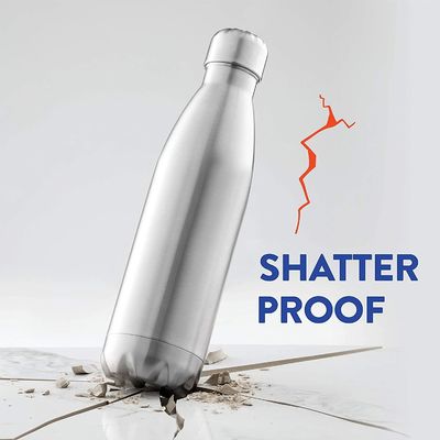 500 ml capaciteit Dubbelwand vacuümfles van roestvrij staal voor het warm of koud houden van dranken