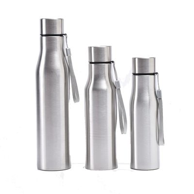 Buitengewasfles met een enkele wand van roestvrij staal met warm-koude functie 500/750/1000 ml