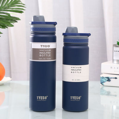 Buitenreizen Roestvrij staal waterfles Flip-top deksel en brede mond isolatie voor de productie