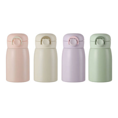 Cartoon Design 350 ml roestvrijstalen thermosfles met springdeksel Hou je drankje warm