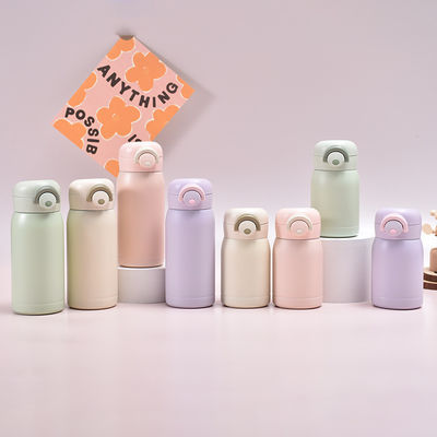Cartoon Design 350 ml roestvrijstalen thermosfles met springdeksel Hou je drankje warm