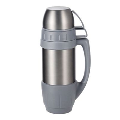 Vacuümflasjes 1000 ml Dubbelwand roestvrij staal Thermosflasjes Gymflasjes Met Logo