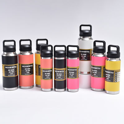 Custom Logo 304 roestvrij staal waterfles 1000 ml voor buitenactiviteiten