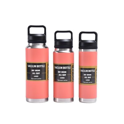 Custom Logo 304 roestvrij staal waterfles 1000 ml voor buitenactiviteiten