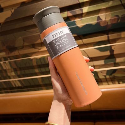 Duurzame 350 ml 500 ml geïsoleerde roestvrijstalen vacuümfles voor kantoorbeker