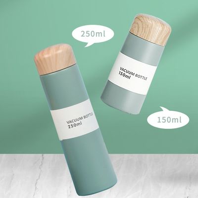 Mini 150 ml 250 ml vacuümgeïsoleerde waterfles voor alle leeftijden Draagbaar roestvrij staal