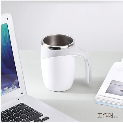 Roestvrij staal gym shaker kopjes elektrische mok met deksel warmer 380 ml klassiek ontwerp