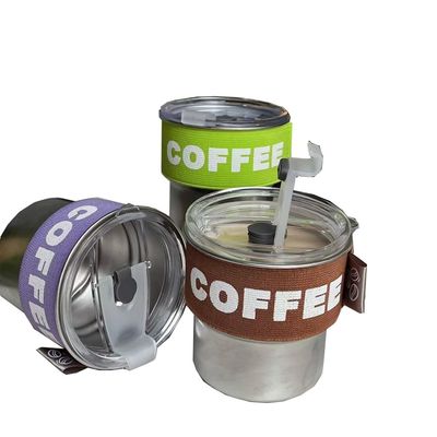 400 ml roestvrij staal 304 geïsoleerde thermos vacuüm tumbler reis auto kopjes voor MUGS
