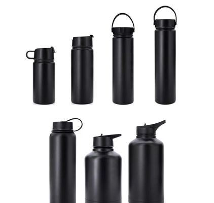 18oz dubbele wand 304 roestvrij staal waterfles vacuüm geïsoleerde fles met nieuwste deksel