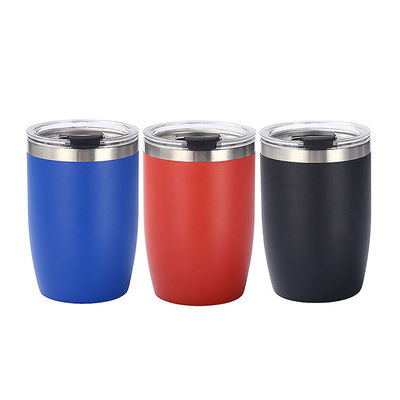 Vacuüm geïsoleerd 12oz Bpa gratis Tumbler koffiebeker Dubbele wand roestvrij staal lekproof reisbeker