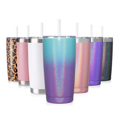Buiten koffiebeker met vacuümgeïsoleerde stalen tumbler houdt het drinken warm koud 12-24 uur