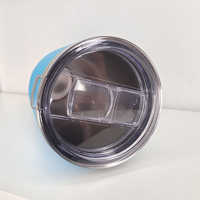 Country Design 40 Oz Taille Type Car Straw Tumbler met handvat roestvrijstalen mok