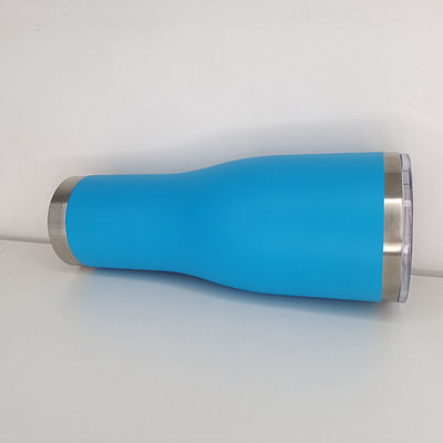 Country Design 40 Oz Taille Type Car Straw Tumbler met handvat roestvrijstalen mok