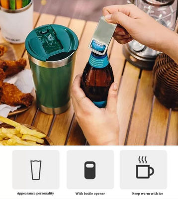 Gepersonaliseerde roestvrijstalen koffiebeker mok geïsoleerde reisfles met duurzaam ontwerp