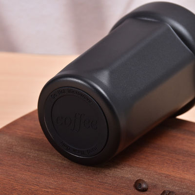 Custom koffiebeker Gele roestvrijstalen reis tumbler met deksel en vacuümisolatie