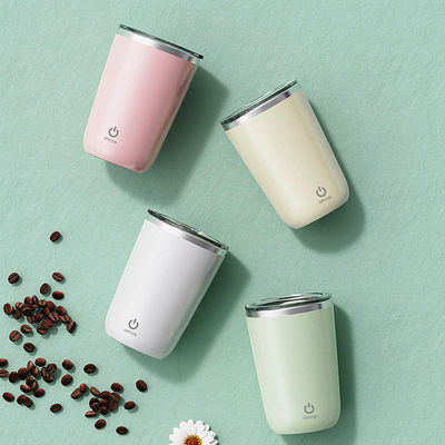 Geen meer morsen 350 ml roestvrij staal reis koffiebeker met automatische magnetische menging