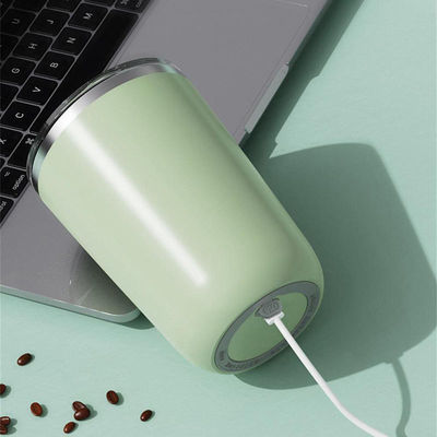 Geen meer morsen 350 ml roestvrij staal reis koffiebeker met automatische magnetische menging
