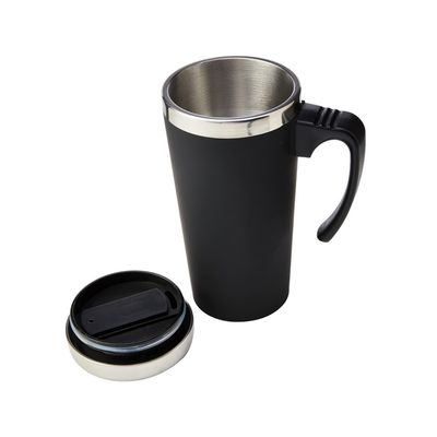 16oz Dubbelwand roestvrijstalen theekop met handvat voor voorraad bij drinkwaren type