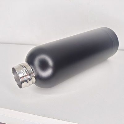 304 roestvrij staal 500 ml sportbeker Rubber verf waterfles met PP Food Grade deksel