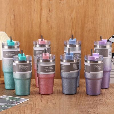 ALL 304 roestvrij staal geïsoleerde ijspullenbeker 30OZ 20OZ dubbelwandige autobeker voor feest
