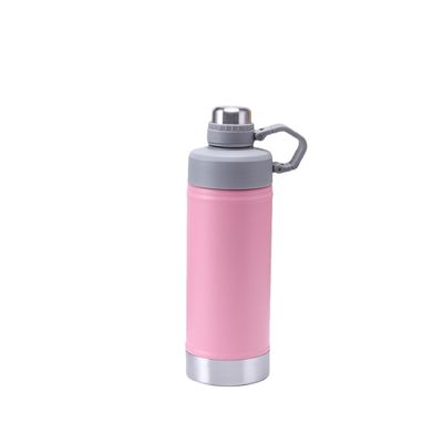 Gepersonaliseerd logo Acceptabel Dubbelwand Vacuum Geïsoleerde Sport Thermische Flask Handgreep