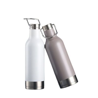 Huis en Sport Geschenk 500 ml Roestvrij staal Rubber Matte Verf Dubbelwand Thermo Flask met aangepaste kleur