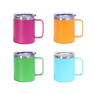 Gepersonaliseerde reisbeker roestvrijstalen mok voor volwassenen 12oz / 14oz capaciteit