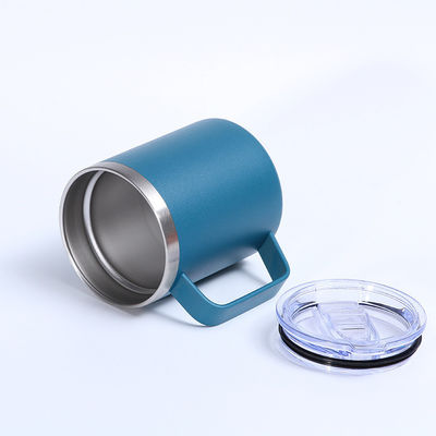 12 oz / 14 oz roestvrij staal mok kop Dubbele lagen vacuüm poeder bekleed kop aangepast kleur