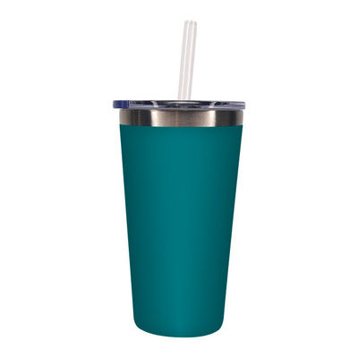 Geniet van uw favoriete drankjes onderweg met deze 550 ml roestvrijstalen geïsoleerde tumbler