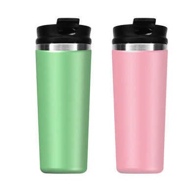 12oz PP Food Grade Lid Custom Logo Adventure Outdoor Double Wall Geïsoleerde Reisbeker