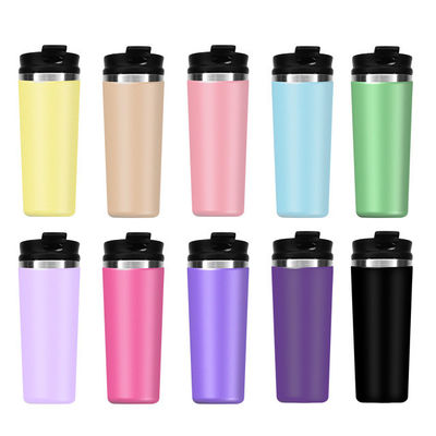 12oz PP Food Grade Lid Custom Logo Adventure Outdoor Double Wall Geïsoleerde Reisbeker