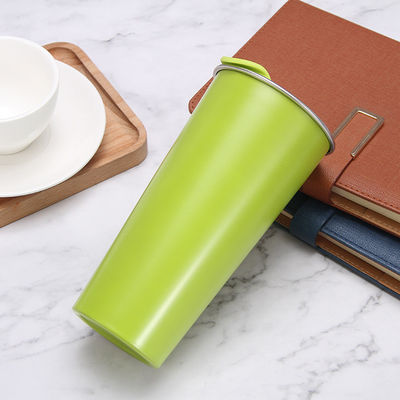 Dubbelwandige roestvrijstalen tumbler cartoon design stijl koffiebeker voor reizen