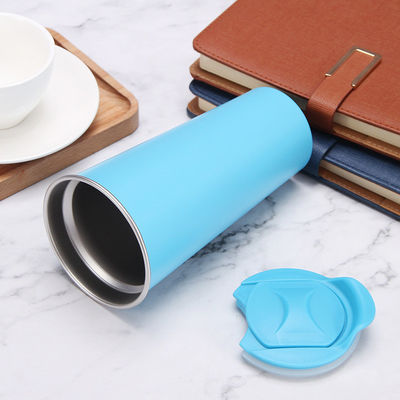 Dubbelwandige roestvrijstalen tumbler cartoon design stijl koffiebeker voor reizen