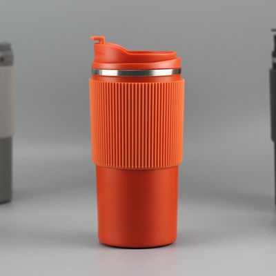 Aangepaste 450 ml roestvrijstalen geïsoleerde koffiekop met deksel om dranken warm/koud te houden