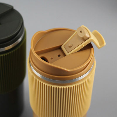 OEM vacuümgeïsoleerde stalen mok met deksel voor buitenkoffie