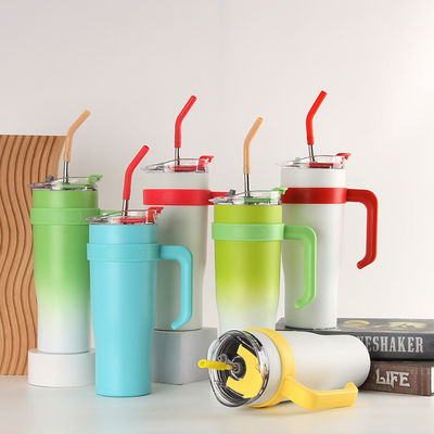 40oz roestvrij staal koffiebeker sublimatie roze tumbler ideaal voor terug naar school gelegenheid
