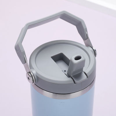 Custom kleur logo 20 oz 30 oz dubbele wand sublimatie geïsoleerde draagbare tumblers reis auto koffiebeker met handvat