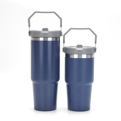 Zakencadeautjes 40 oz roestvrij staal vacuümgeïsoleerde koffiebeker met deksel en handvat